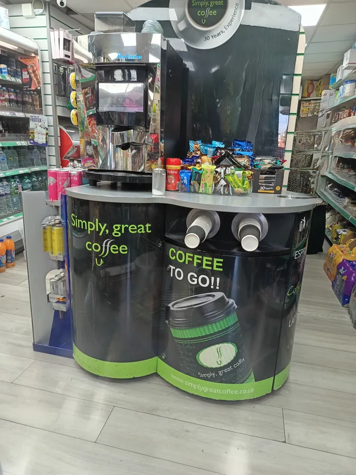 The in-store coffee-to-go machine